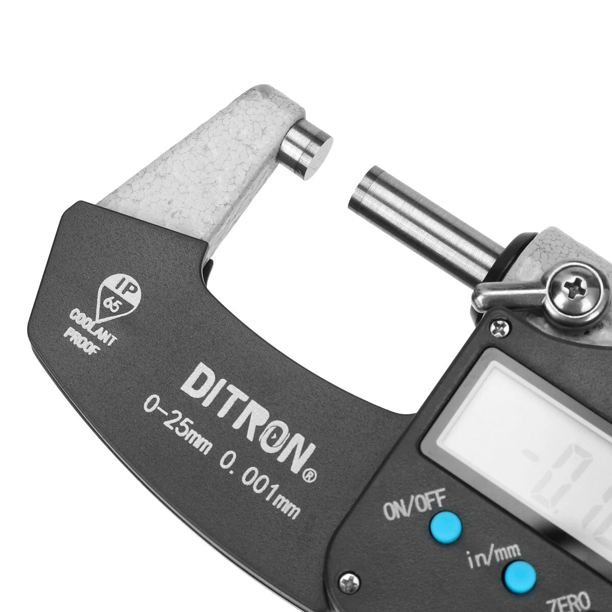 DITRON High Precision Digital Micrometer 0-50MM, 0.001MM/IN, Depth Measurement