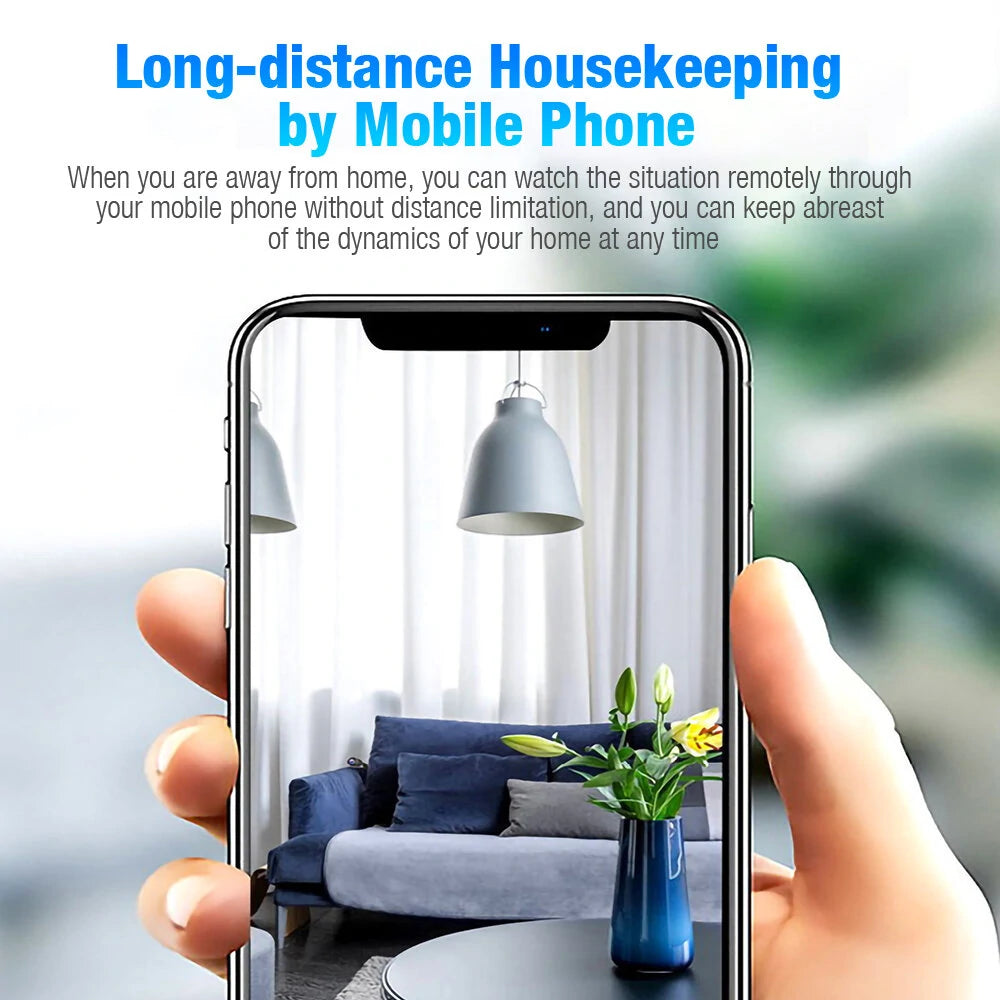 1080P Mini Wireless Outdoor Camera - Night Vision, Motion Detection, Phone Monitoring, APP Alerts, TF Card Support, Home Surveillance