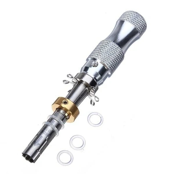 DANIU Tubular 7-Pin Lock Pick Set - 3 Piece Locksmith Tool Kit